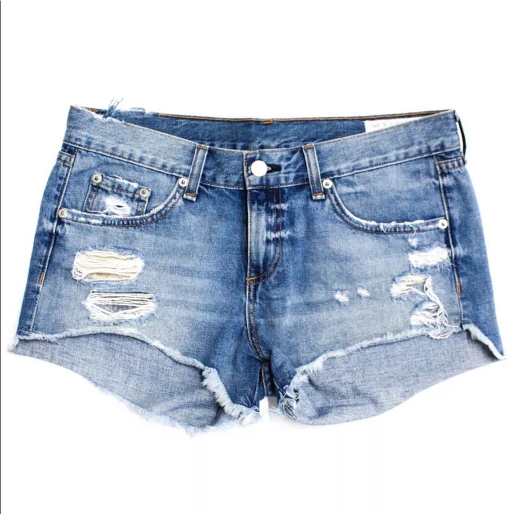 Rag and Bone Gunner Distressed shorts size 26